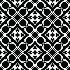  Vector geometric seamless pattern.Modern geometric background with abstract shapes.Monochromatic Repeating Patterns.Endless abstract texture.black ornament for design.