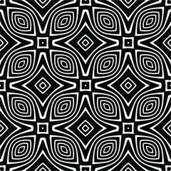  Vector geometric seamless pattern.Modern geometric background with abstract shapes.Monochromatic Repeating Patterns.Endless abstract texture.black ornament for design.
