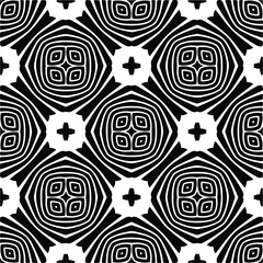  Vector geometric seamless pattern.Modern geometric background with abstract shapes.Monochromatic Repeating Patterns.Endless abstract texture.black ornament for design.