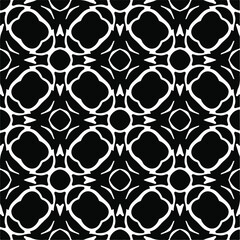  Vector geometric seamless pattern.Modern geometric background with abstract shapes.Monochromatic Repeating Patterns.Endless abstract texture.black ornament for design.