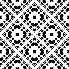 
Vector geometric seamless pattern.Modern geometric background with abstract shapes.Monochromatic Repeating Patterns.Endless abstract texture.black  ornament for design.