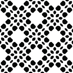 
Vector geometric seamless pattern.Modern geometric background with abstract shapes.Monochromatic Repeating Patterns.Endless abstract texture.black  ornament for design.