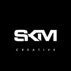 SKM Letter Initial Logo Design Template Vector Illustration