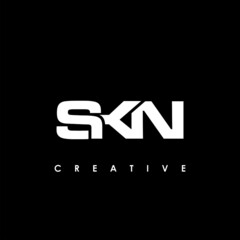 SKN Letter Initial Logo Design Template Vector Illustration