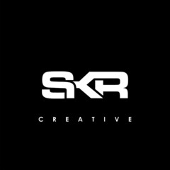 SKR Letter Initial Logo Design Template Vector Illustration