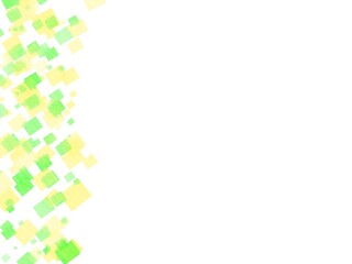 スクエア水彩背景緑
