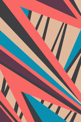 Minimalist background with abstract stripe pattern