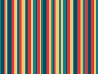 Green, yellow and red vertical lines vector pattern. Multicoloured lines pattern. 