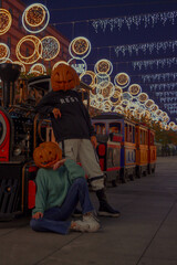 halloween scene
