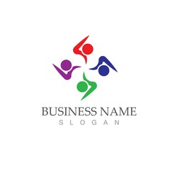 Obraz premium Community, network and social icon