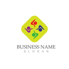 Obraz premium Community, network and social icon