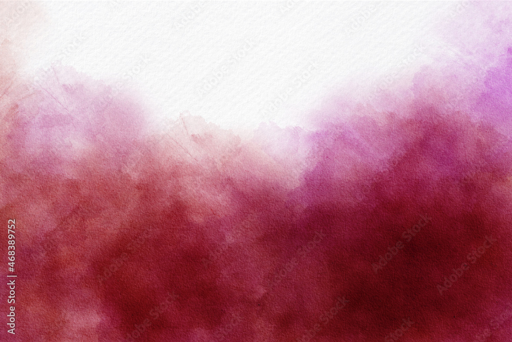 Canvas Prints bring red watercolor abstract background