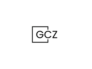 GCZ Letter Initial Logo Design Vector Illustration