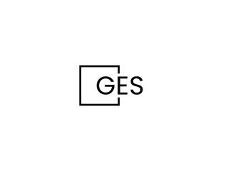 GES Letter Initial Logo Design Vector Illustration