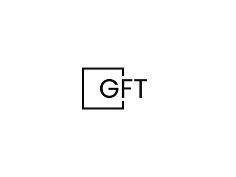 GFT Letter Initial Logo Design Vector Illustration