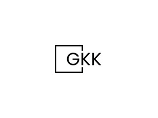 GKK Letter Initial Logo Design Vector Illustration