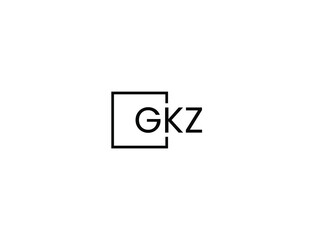 Fototapeta premium GKZ Letter Initial Logo Design Vector Illustration