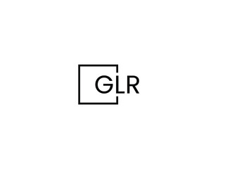 GLR Letter Initial Logo Design Vector Illustration