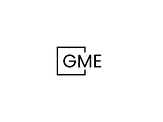 GME Letter Initial Logo Design Vector Illustration