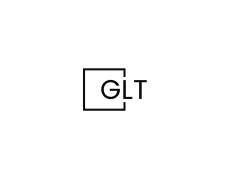GLT Letter Initial Logo Design Vector Illustration