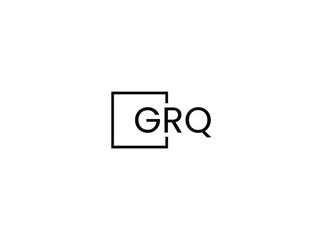 GRQ Letter Initial Logo Design Vector Illustration