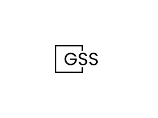 GSS Letter Initial Logo Design Vector Illustration
