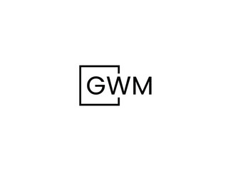 GWM Letter Initial Logo Design Vector Illustration