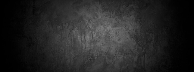 Old wall texture cement dark black gray  background abstract grey color design are light with white...