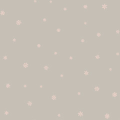 Hand drawn winter seamless patterns. Doodle Christmas, Noel, New Year backdrop. Decorative background for fabric, textile, wrapping paper, card, invitation, wallpaper, web design