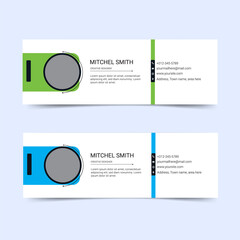 Email signature template or email footer Vector design