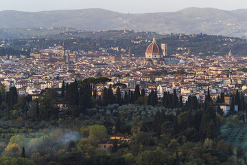 Fototapeta na wymiar Florence from Fiesole