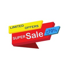 super sale vector