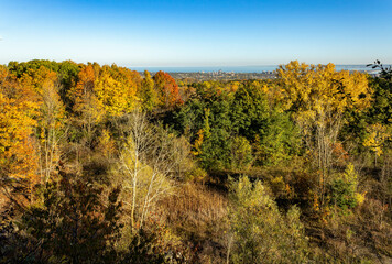 Kerncliff Park in autumn,  Burlington,  Ontario,  Canada