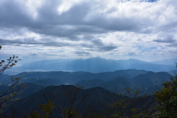 丹沢山域からの眺望