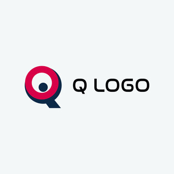 Q latter logo design