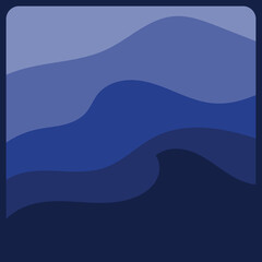 Fototapeta premium wave background vector of nature template design illustration