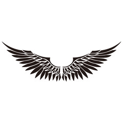 wings icon vector illustration sign