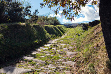 Roman road from Barcena From Pie de Concha to Pesquera