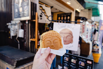 鎌倉　食べ歩き名物　大仏焼き