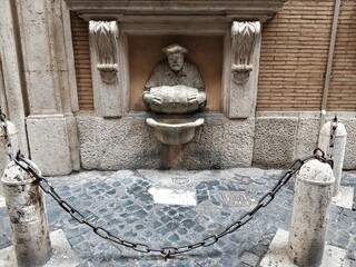 Fontana del, Facchino. Roma, Italia.