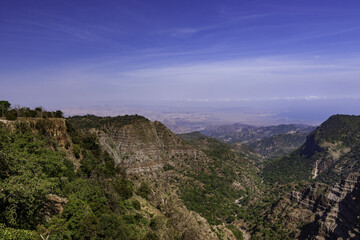 Scenic view from Day Forest National Park in Djibouti