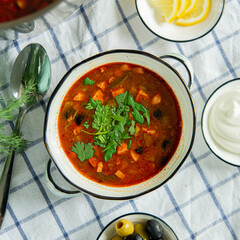 tomato soup with basil