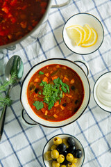 tomato soup with basil
