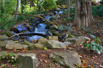 Relaxing flow of water