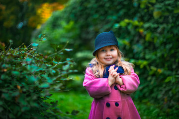 little girl in the park