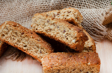 Traditional South African bran rusks