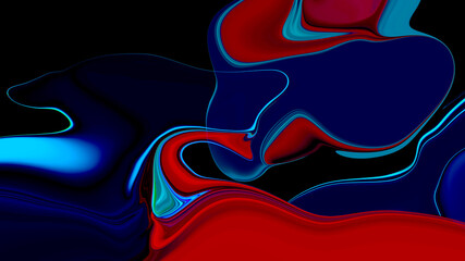 Abstract modern shape and color design background, Moving colorful lines of abstract background,