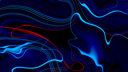 Abstract modern shape and color design background, Moving colorful lines of abstract background,