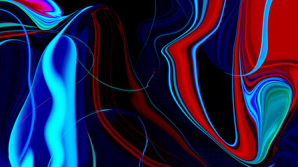 Abstract modern shape and color design background, Moving colorful lines of abstract background,