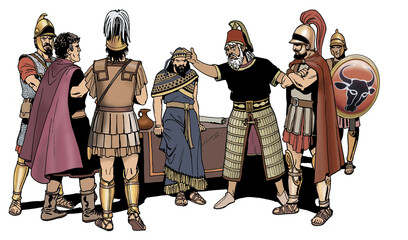 Ancient Carthage - The Carthage government accuses an admiral after a defeat in battle